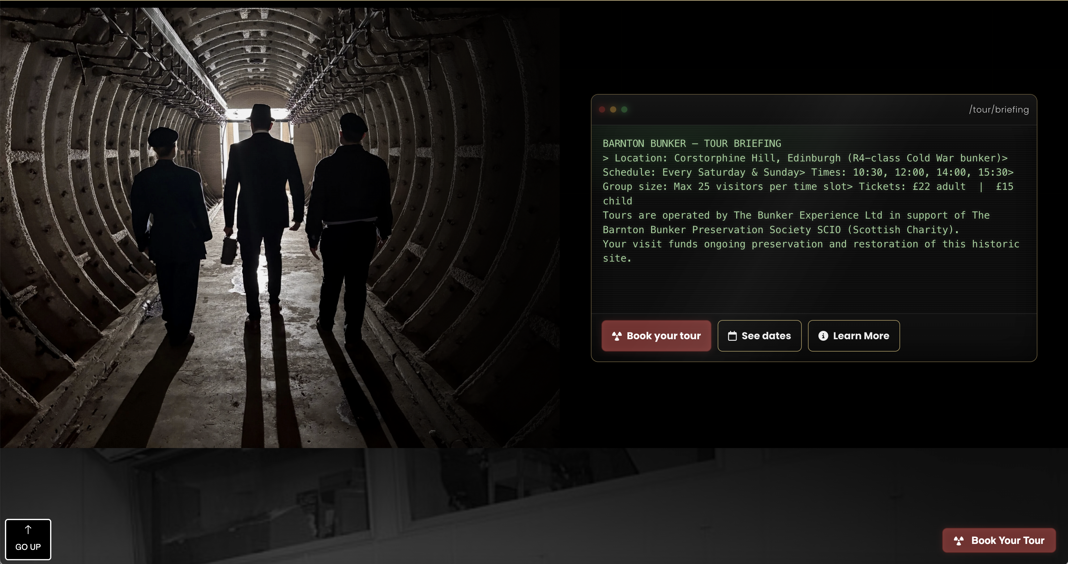 Barnton Bunker website