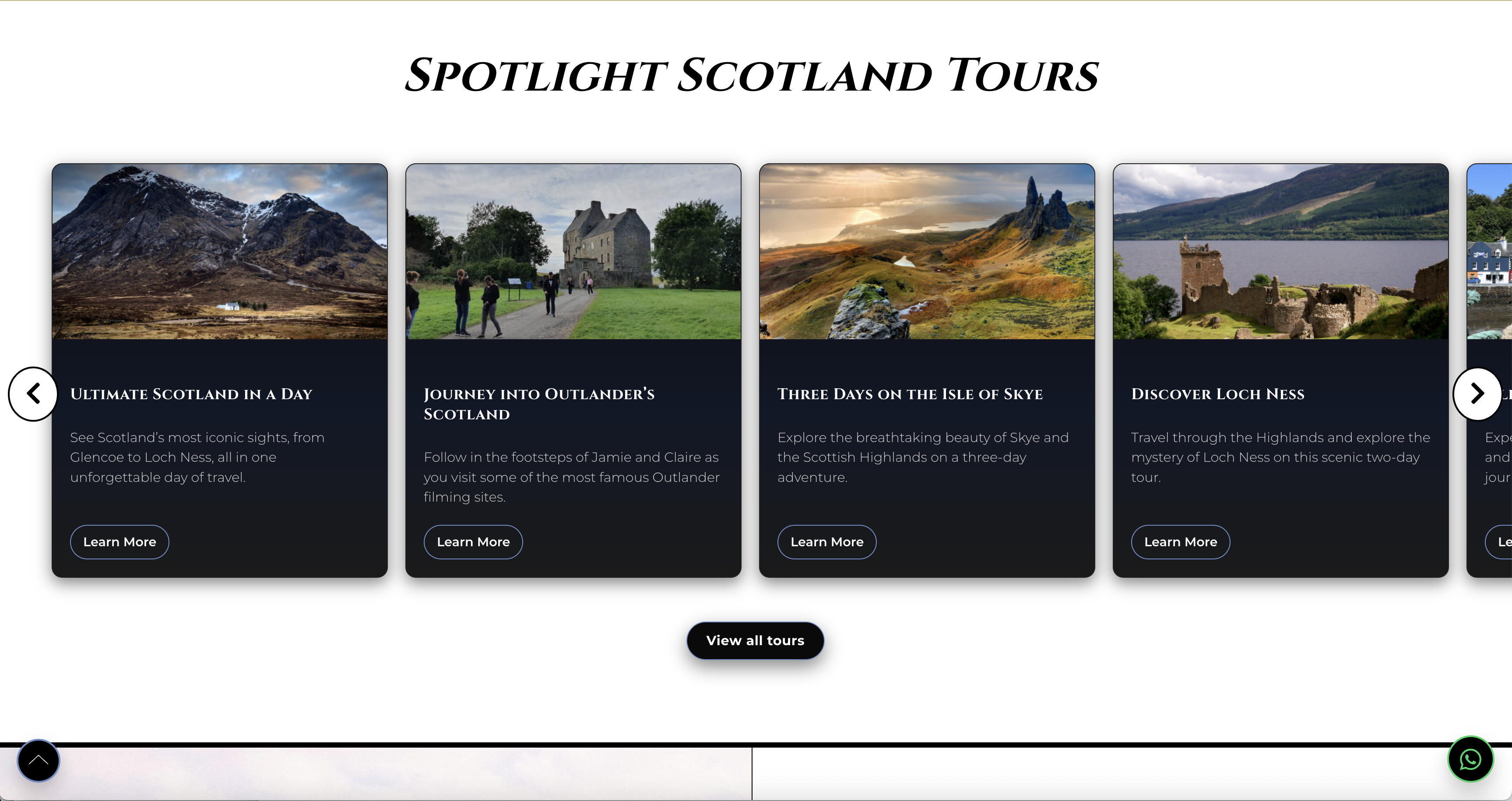 Tartan Viking website page